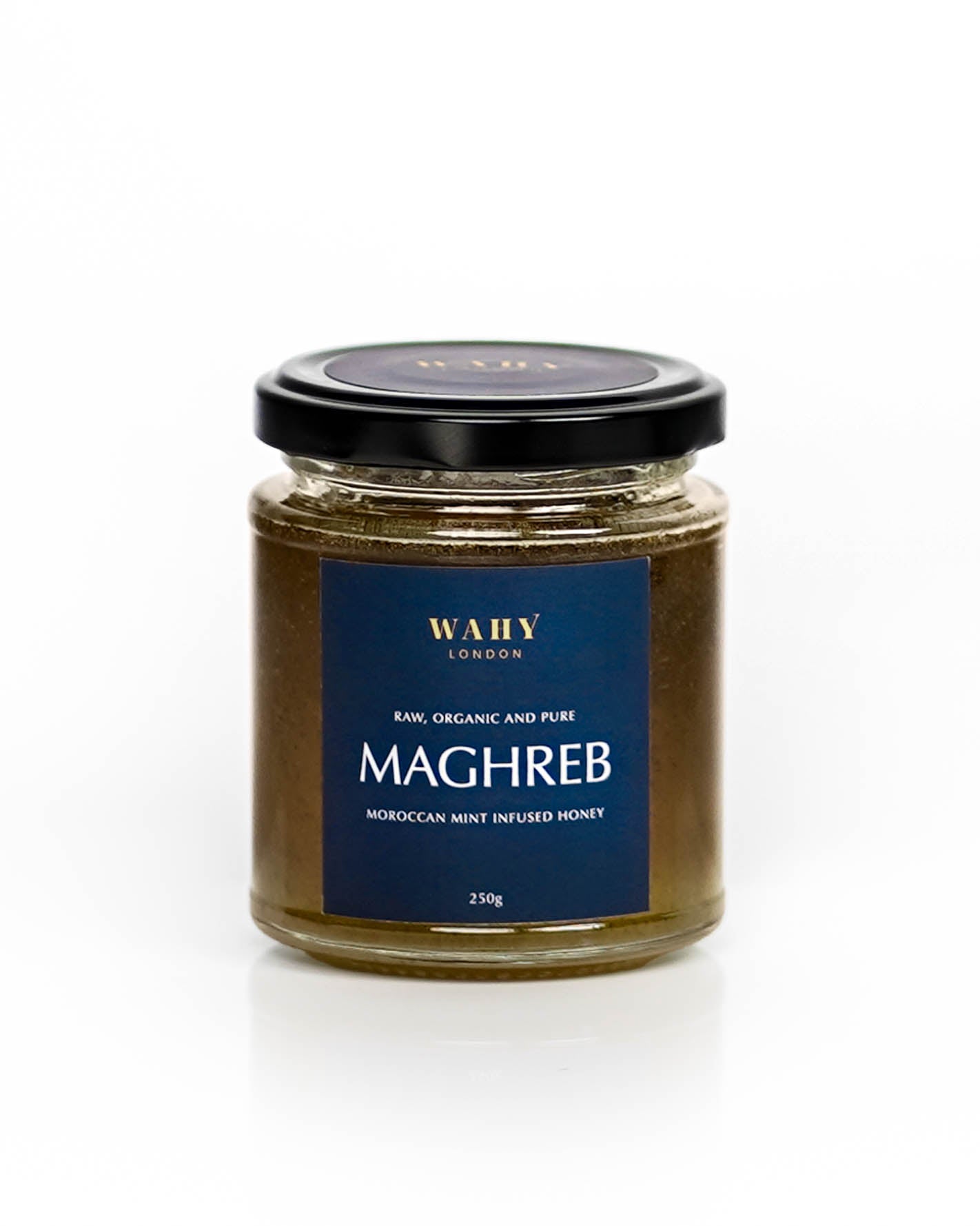 Discover WAHY London’s Mint Honey, pure honey infused with refreshing mint for a cool, aromatic and uplifting sweetness.