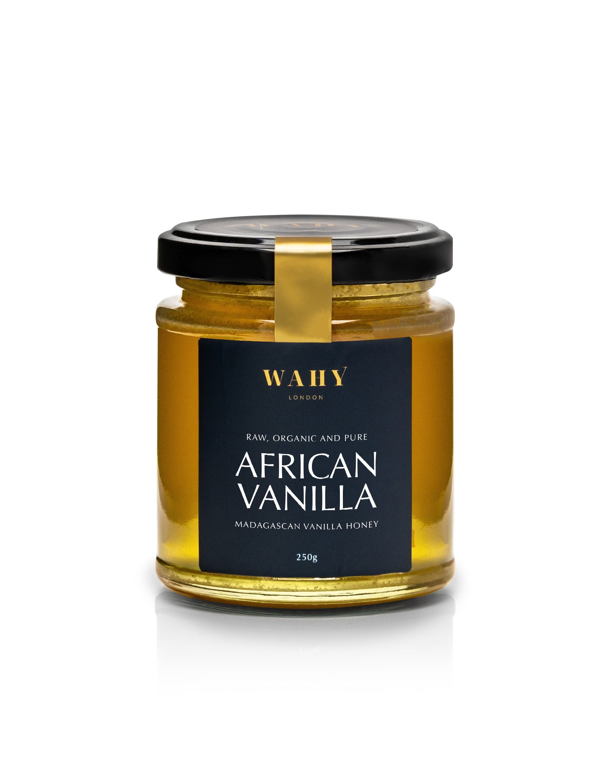 Discover WAHY London’s Vanilla Honey, pure honey infused with premium Madagascan vanilla for creamy, floral and indulgent sweetness.