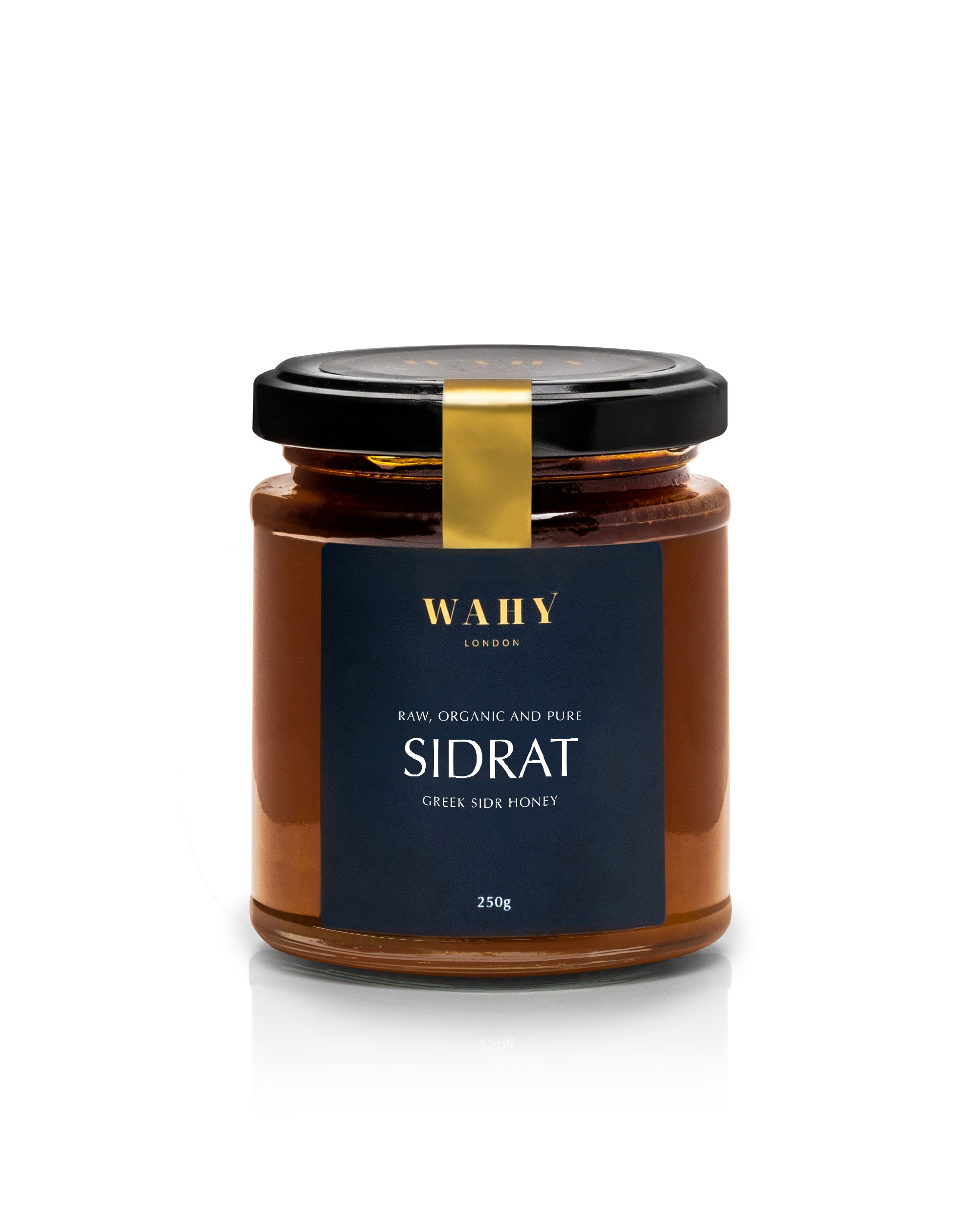 Explore WAHY London’s Sidr Honey, a luxurious monofloral honey known for deep caramel richness and warm floral sweetness.